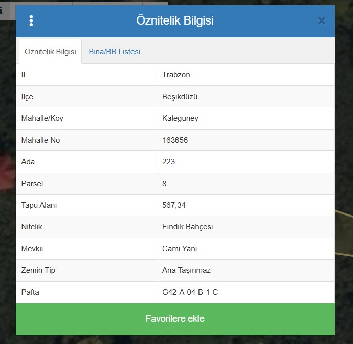 MABEL GAYRİMENKUL/BEŞİKDÜZÜ KALEGÜNEY MAH.1.000 m2 İKİ ARSA